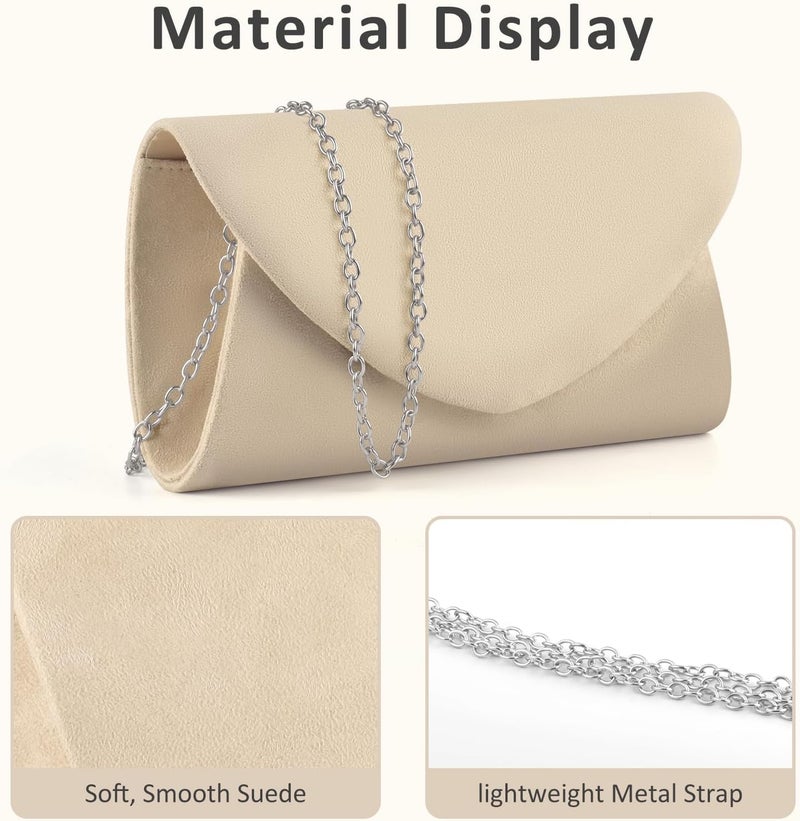 PACETAP Clutch Purses for Women, Handbags with Chain for Women Formal, Evening Bag for Wedding Party Cocktail Prom Dinner - Image 3